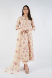 Bareeze Water Lilly-01-Peach Online Shopping