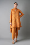 Bareeze Geometric Rhythm-Rust Online Shopping