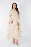 Bareeze Floral Oasis-OffWhite Online Shopping