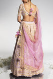 Madzin Mauve floral embroidered lehenga set Online Shopping