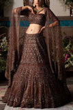 Megha and Jigar Mousse embellished lehenga set Online Shopping