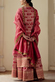 MimamsAa by Ankita Singh Magenta brocade kurta set Online Shopping