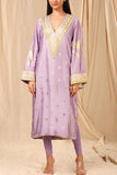 Masaba Lilac raw silk kurta set Online Shopping