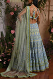 Mynah's Reynu Taandon Mint green embroidered lehenga set Online Shopping