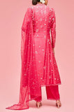 Nachiket Barve Fuchsia pink kurta set Online Shopping