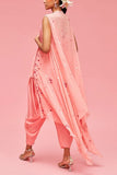 Nachiket Barve Pink cape dhoti set Online Shopping