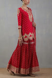 Nidhi Tholia Red sharara set Online Shopping