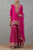 Nidhi Tholia Pink embroidered sharara set Online Shopping