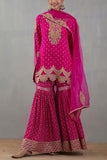 Nidhi Tholia Pink embroidered sharara set Online Shopping