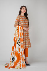 Bareeze PR1768 Orange Winter Fall 2024