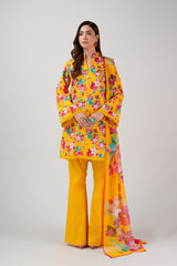 Bareeze PR1808 Yellow Winter Fall 2024