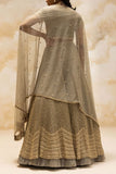 Couture by Niharika Gold embroidered lehenga set Online Shopping