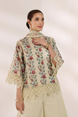 Bareeze Printed PR1684 Beige  Online Shopping