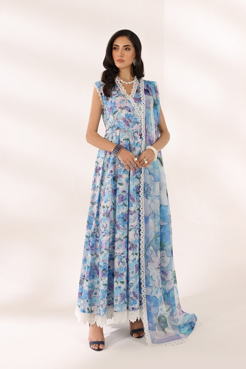 Bareeze Printed PR1720 Blue  Online Shopping