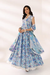 Bareeze Printed PR1720 Blue  Online Shopping