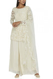 Prémya by Manishii Ivory embellished sharara set Online Shopping