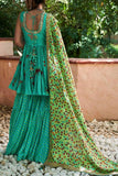 Punit Balana Turquoise kedia top and gharara set Online Shopping