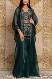 Ridhima Bhasin Green organza sharara set Online Shopping