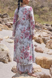 Ridhima Bhasin Light grey floral printed kurta set Online Shopping