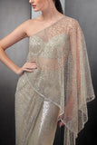 Rohit Gandhi + Rahul Khanna Mist embellished concept sari set Online Shopping