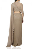 Reeti Arneja Off shoulder drape sari Online Shopping