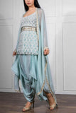 Ritika Mirchandani Blue kurta and cape set Online Shopping