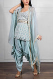 Ritika Mirchandani Blue kurta and cape set Online Shopping