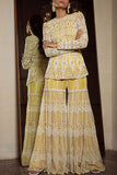 Ritika Mirchandani Yellow embroidered sharara set Online Shopping