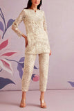 Ridhi Mehra Ivory embroidered kurta and pants Online Shopping