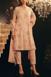 Ridhi Mehra Beige pink embroidered kurta set Online Shopping