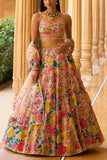 Seema Gujral Multicoloured floral lehenga set Online Shopping