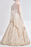 Seema Gujral Cream organza embellished lehenga set Online Shopping