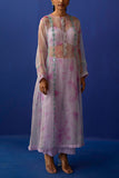 Surbhi Gupta Lilac organza kurta set Online Shopping