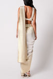 Shweta Kapur White and gold concept sari Online Shopping