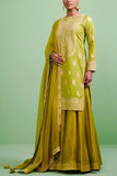 Shyam Narayan Prasad Green embroidered sharara set Online Shopping