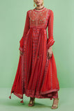 Shyam Narayan Prasad Red embroidered kurta set Online Shopping