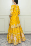 Sheetal Batra Mustard embellished sharara set Online Shopping