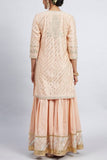 Sheetal Batra Peach gharara set Online Shopping