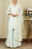 Sheetal Batra Green kurta gharara set Online Shopping