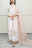 Sheetal Batra Ivory and pink kurta set Online Shopping