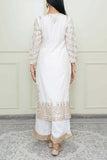 Sheetal Batra Ivory and pink kurta set Online Shopping