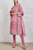 Sue Mue Pink organza kurta set Online Shopping