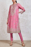 Sue Mue Pink organza kurta set Online Shopping