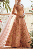 Sulakshana Monga Antique rose lehenga set Online Shopping