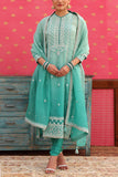 Trisvaraa Mint embroidered kurta set Online Shopping