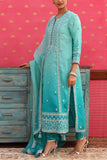 Trisvaraa Blue silk kurta set Online Shopping