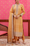 Trisvaraa Yellow embroidered kurta set Online Shopping