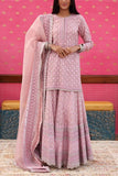 Trisvaraa Pink embellished sharara set Online Shopping