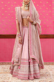 Trisvaraa Pink embellished lehenga set Online Shopping