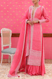 Trisvaraa Pink embroidered kurta set Online Shopping